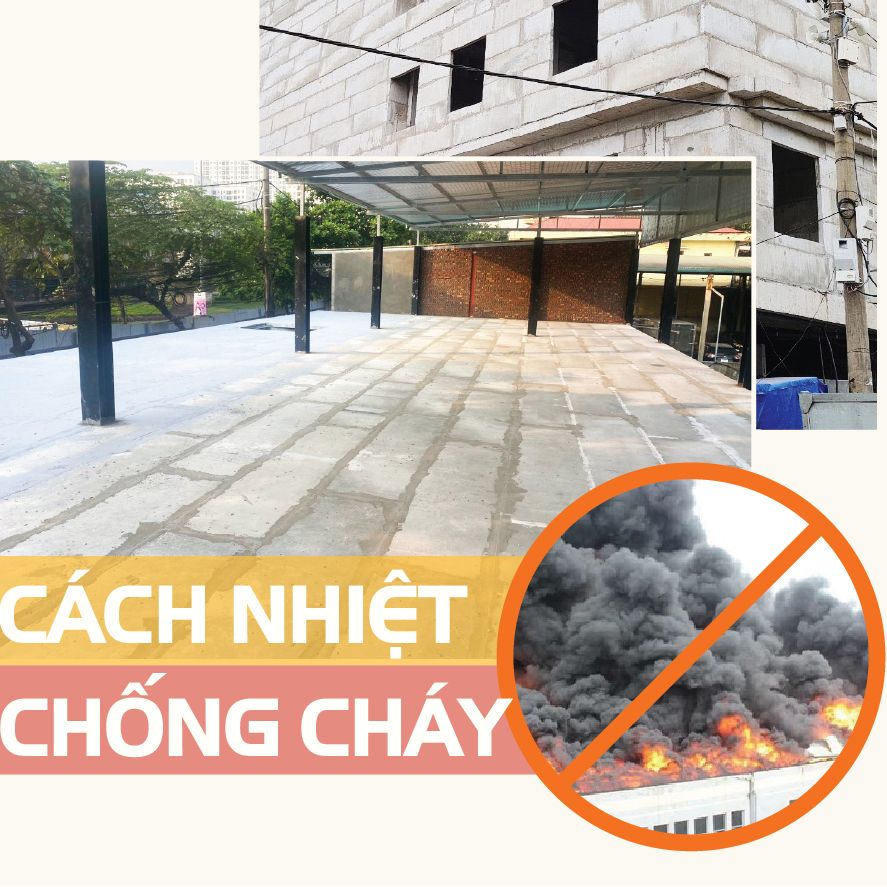 Chống Cháy Nhà Xưởng, Nhà Ở, Chung Cư Mini Bằng Tấm Bê Tông Nhẹ